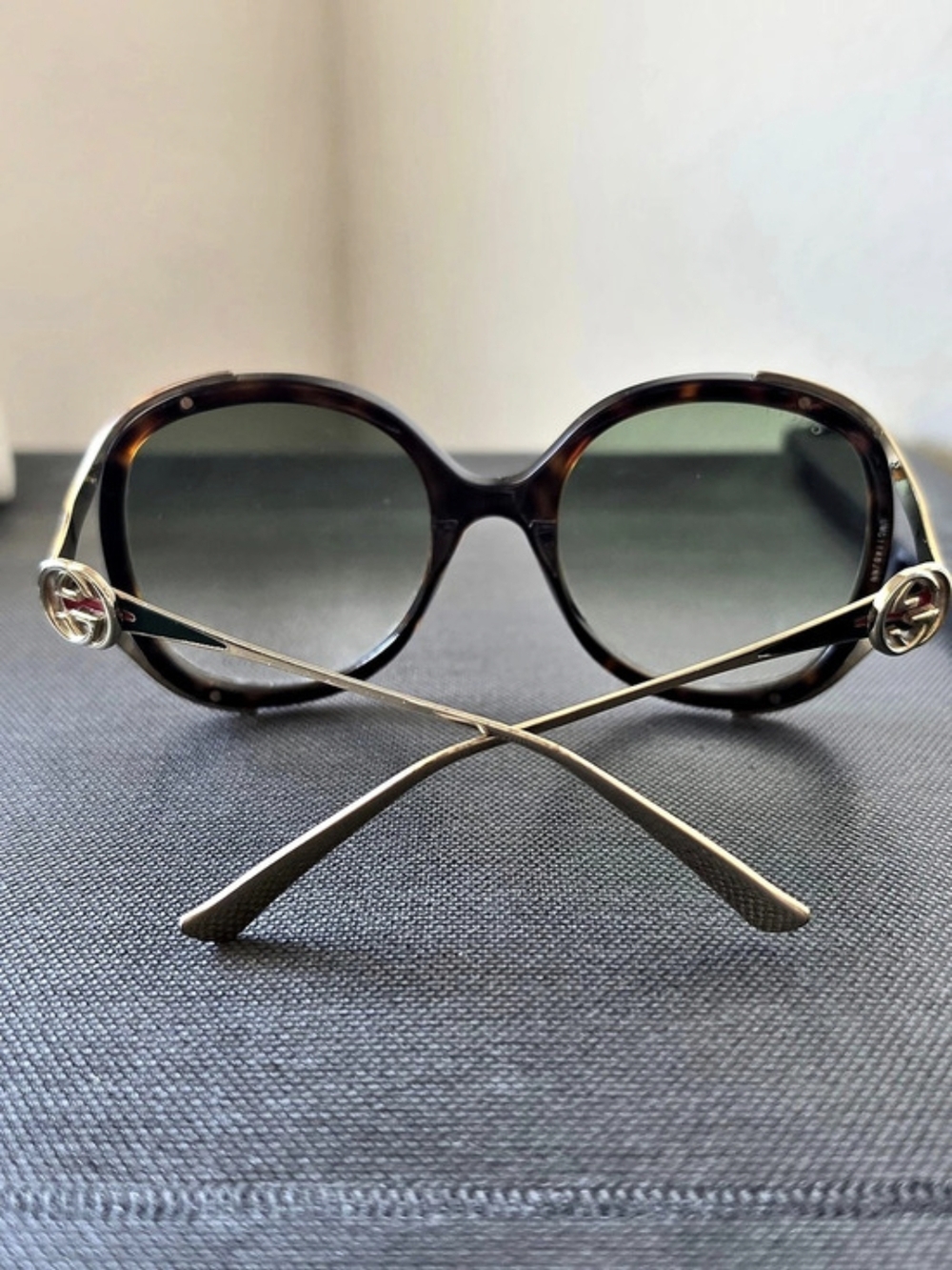 Gucci Oversized Tortoiseshell Sunglasses